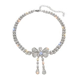 Temperament Butterfly Necklace in Light Niche Clavicle Chain