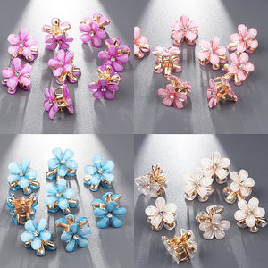 Temperament Crystal Flower Hairpin Wedding Hair Clip Styling Tool