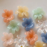 Resin Acrylic Flower Hairpin DIY Jewelry Earrings Accessory