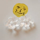 Resin Acrylic Flower Hairpin DIY Jewelry Earrings Accessory