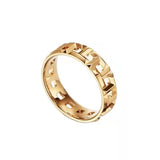 Metal Hollow Out Ring Cold Wind Ring