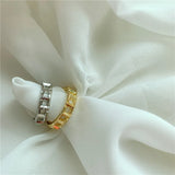 Metal Hollow Out Ring Cold Wind Ring