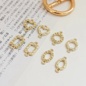 Love Ellipse Pearl Double Hanging DIY Jewelry Set