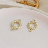 Love Ellipse Pearl Double Hanging DIY Jewelry Set