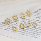 Love Ellipse Pearl Double Hanging DIY Jewelry Set