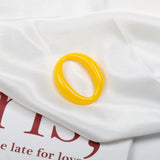 Solid Ellipse Japanese Resin Ring Earring Accessories Material