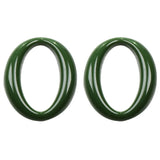Solid Ellipse Japanese Resin Ring Earring Accessories Material