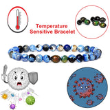 Temperature Sensing Health Protection Bracelet Anklet