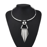 Punk Tassel Necklace for Women Night Club Jewelry