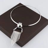 Punk Tassel Necklace for Women Night Club Jewelry