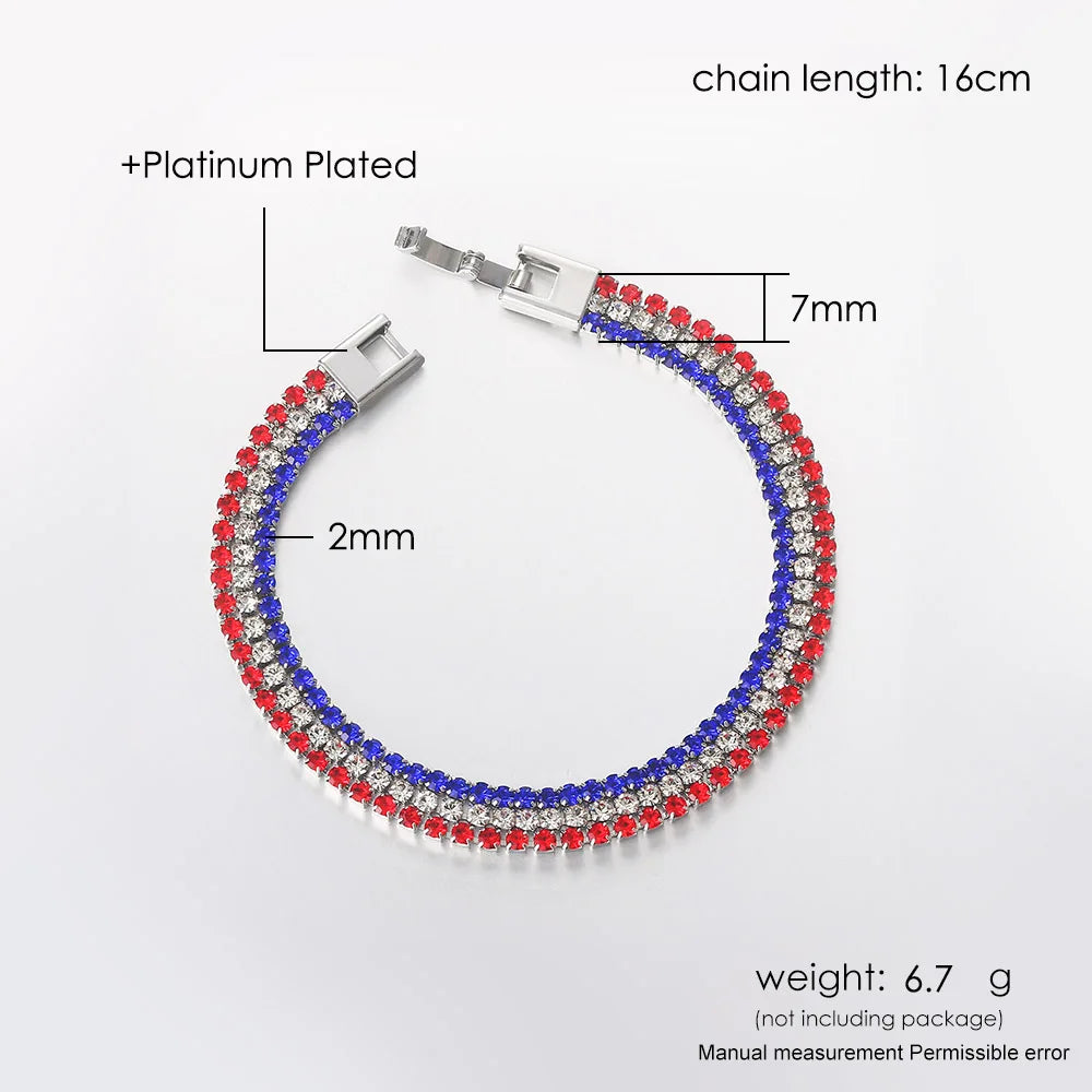 Zircon Tennis Bracelet Women Jewelry Gift