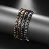 Silver Tennis Bracelet for Women Crystal Adjustable Woman Jewelry