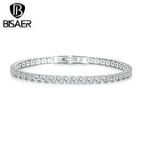 Cubic Zircon Silver Tennis Bracelet for Women WEYB051