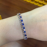 Zircon Rose Tennis Bracelet Women Girls Jewelry