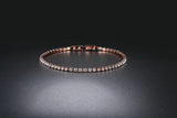 Women's Crystal Tennis Bracelet Chain Bangle