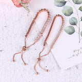 Crystal Zircon Tennis Bracelet Adjustable Bangle