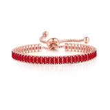 Diamond Tennis Bracelet 14K Rose Gold Jewelry Gift for Women