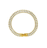 18k Zircon Tennis Bracelet for Women, Gift Jewelry