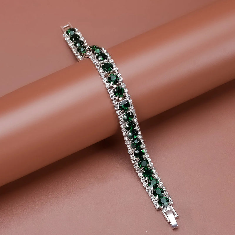 Zircon Tennis Bracelet for Women, Rose Gift Jewelry