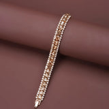 Zircon Tennis Bracelet for Women, Rose Gift Jewelry