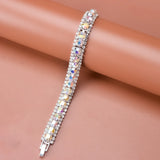 Zircon Tennis Bracelet for Women, Rose Gift Jewelry