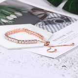 Zircon Tennis Bracelet Women's Jewelry Rose Gold Gift