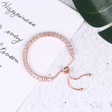 Zircon Tennis Bracelet Women's Jewelry Rose Gold Gift