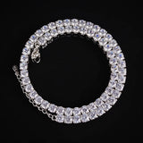 Tennis Chain Necklace Zircon Filled Chocker Necklace Hiphop Jewelry