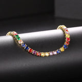 Women's Tennis Chain Necklace AAA+ Cubic Zircon Iced Out Hip Hop Jewelry