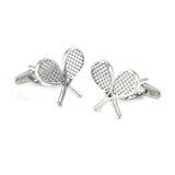 Tennis Rackets Cuff Links Sports Tennis Cross Rackets Cufflinks