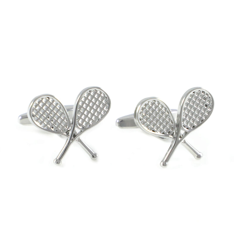 Tennis Rackets Cuff Links Sports Tennis Cross Rackets Cufflinks