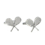 Tennis Rackets Cuff Links Sports Tennis Cross Rackets Cufflinks
