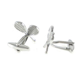 Tennis Rackets Cuff Links Sports Tennis Cross Rackets Cufflinks