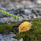8 PCS Metal Heavy Duty Tent Hooks Aluminum Alloy Rust Camping Tent Ground Pegs