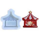 Tent Resin Shaker Molds, Silicone Quicksand Mould for DIY Crafts