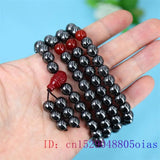 Terahertz Beaded Rosary Bracelet for Women Natural Stone Amulets Gemstones