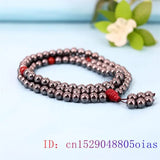 Terahertz Beaded Rosary Bracelet for Women Natural Stone Amulets Gemstones