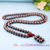 Terahertz Beaded Rosary Bracelet for Women Natural Stone Amulets Gemstones