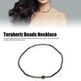 Terahertz Necklace Reduce Pressure Round Bead Pendant Necklace
