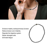 Terahertz Necklace Reduce Pressure Round Bead Pendant Necklace