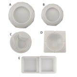 Resin Terrace Ashtray Storage Tray Silicone Mold