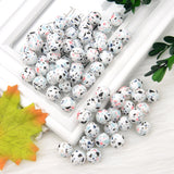 Terrazzo Silicone Loose Beads 20pcs Teething Beads DIY Chewable Colorful