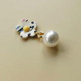 Terrazzo Acetic Acid Pressed Flower Earring Material