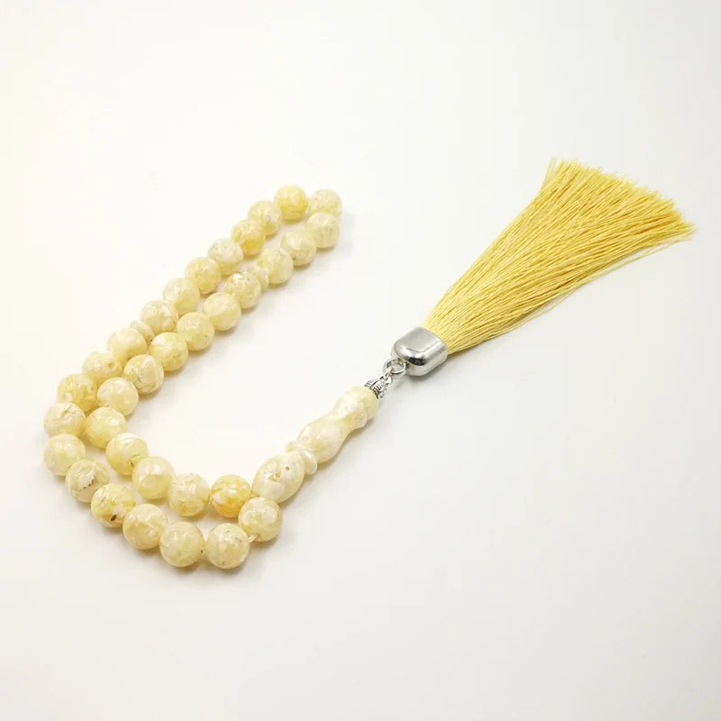 Natural Shell Tasbih 33 Muslim Prayer Beads Bracelet