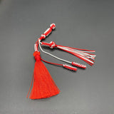 Hand Knitted Prayer Beads with Tassels