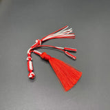Hand Knitted Prayer Beads with Tassels