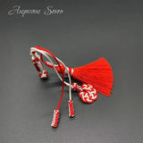 Hand-Knitted Tassel Tesbih Prayer Beads