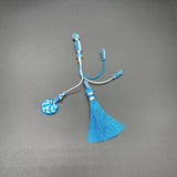 Hand Knitted Tassel Prayer Beads - Brown
