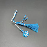 Hand Knitted Tassel Prayer Beads - Brown