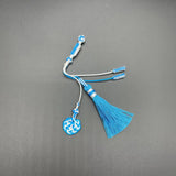 Hand Knitted Tassel Prayer Beads - Brown